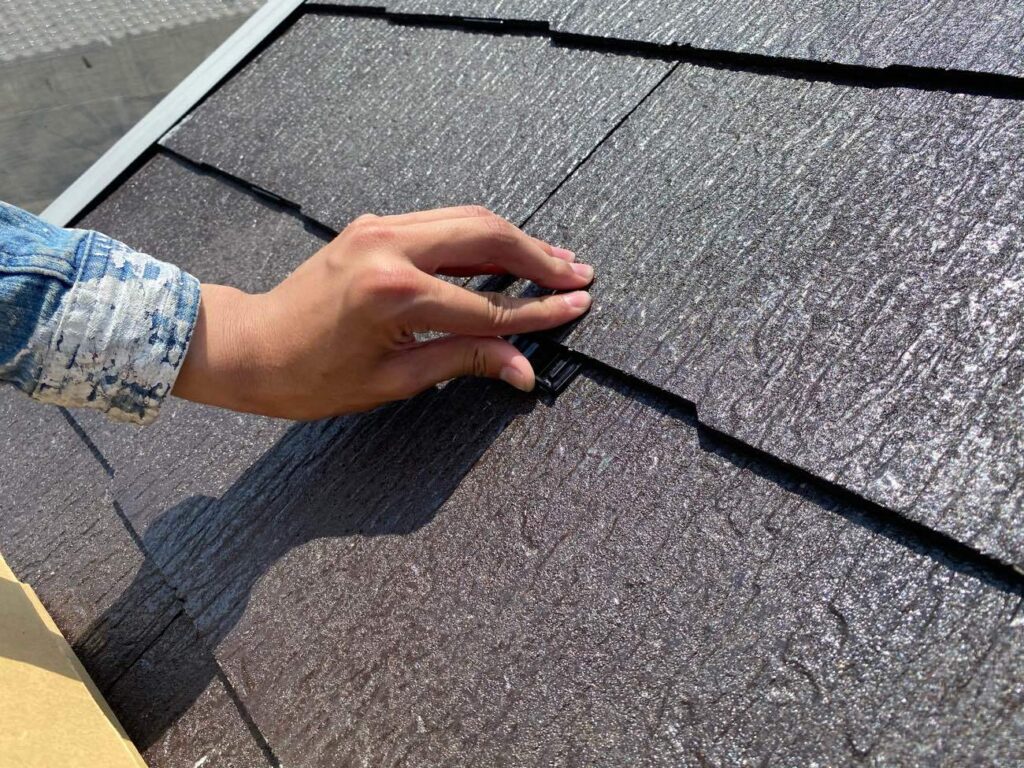津島市　屋根塗装　スーパーシャネツサーモSi