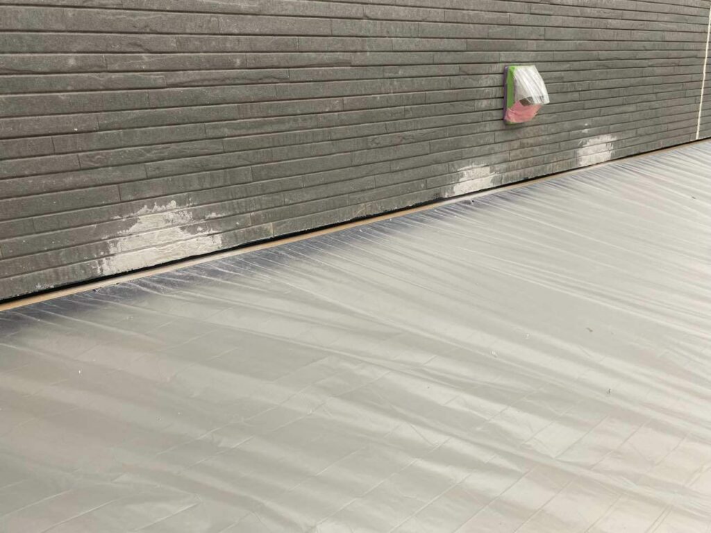 津島市　外壁塗装　超低汚染リファイン1000Si-IR　補修