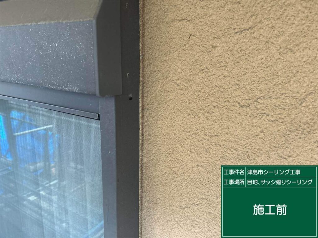 津島市神守町でオートンイクシードでシーリング工事を施工中　アートペインズ
