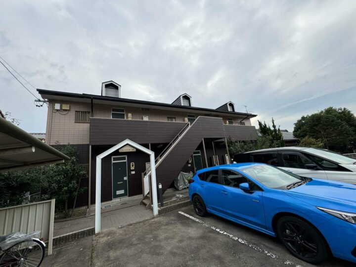津島市 愛宕町 アパート様 外壁塗装・屋根塗装・付帯部塗装工事【使用塗料】外壁:スーパーラジカルシリコンGH 屋根:クリーンマイルドシリコン