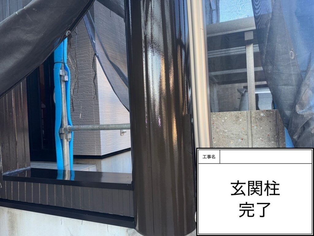 外構　愛西市鰯江町　付帯部塗装　アートペインズ
