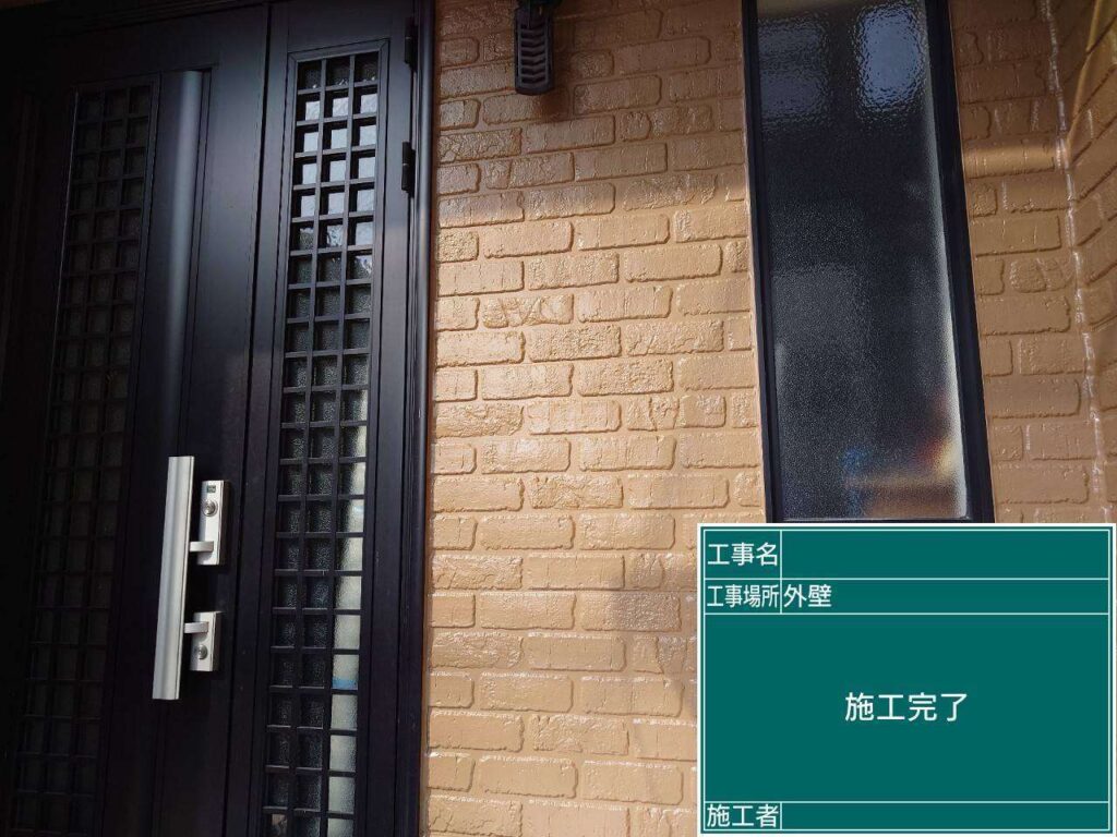 完了　津島市愛宕町にてプレマテックスのMUGAzeroで外壁塗装を施工中　アートペインズ