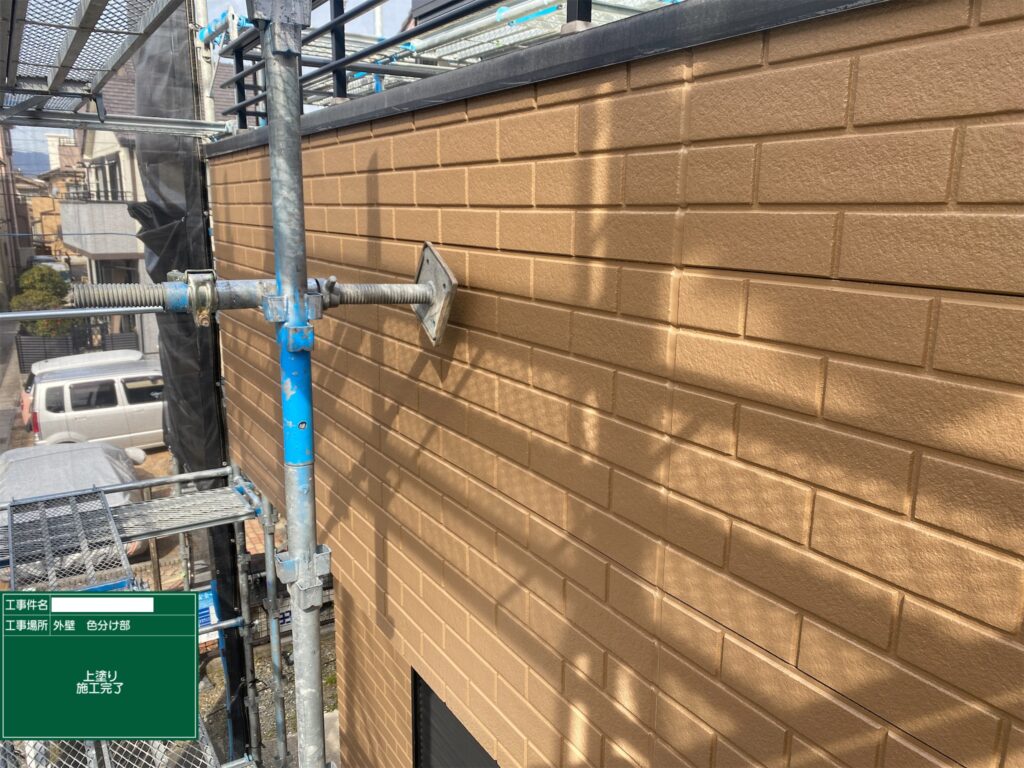 完了　津島市愛宕町にてプレマテックスのウルトラSiで外壁塗装を施工中　アートペインズ