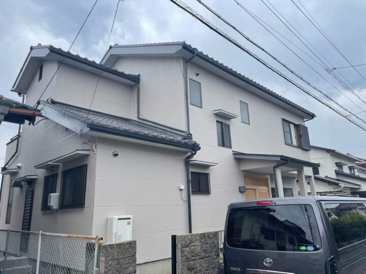 愛西市 西保町 様邸 外壁塗装・屋根塗装・付帯部塗装・シーリング工事・ベランダトップコート【使用塗料】外壁:ウルトラSi