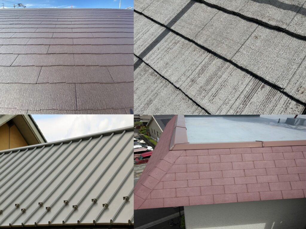 塗装をしないといけない屋根材は、たくさんありますが各屋根材にあった施工方法が重要となります　アートペインズ