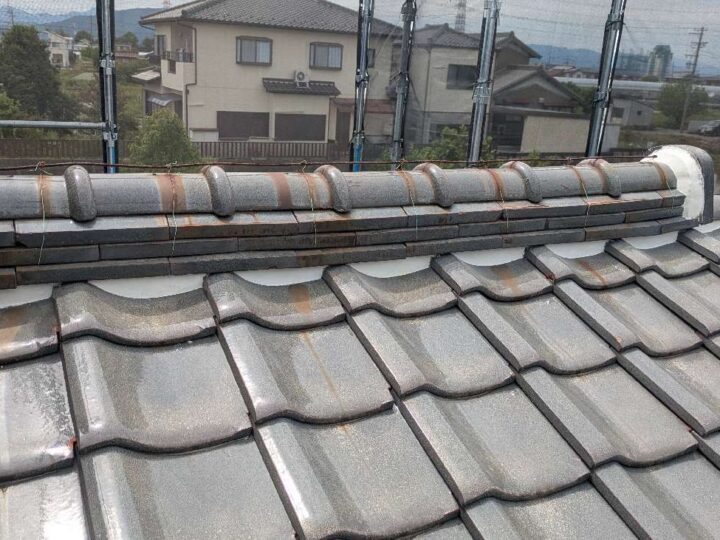 漆喰工事　愛西市西保町　付帯部塗装　アートペインズ