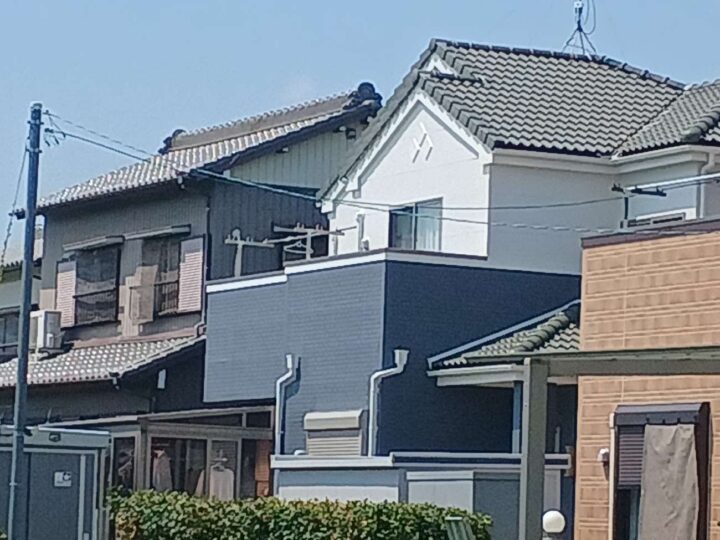 海部郡　大治町　様邸　外壁塗装・付帯部塗装・シーリング工事【使用塗料】外壁：スーパーセランフレックス