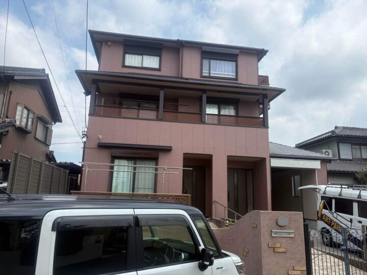津島市　北新開　O様邸　外壁塗装・屋根塗装・付帯部塗装・シーリング工事【使用塗料】外壁：ウルトラSi　屋根：ウルトラSi