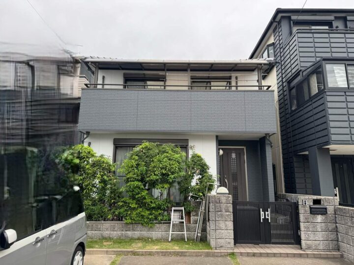 海部郡　大治町　H様邸　外壁塗装・付帯部塗装・シーリング工事・ベランダトップコート【使用塗料】外壁：ウルトラSi